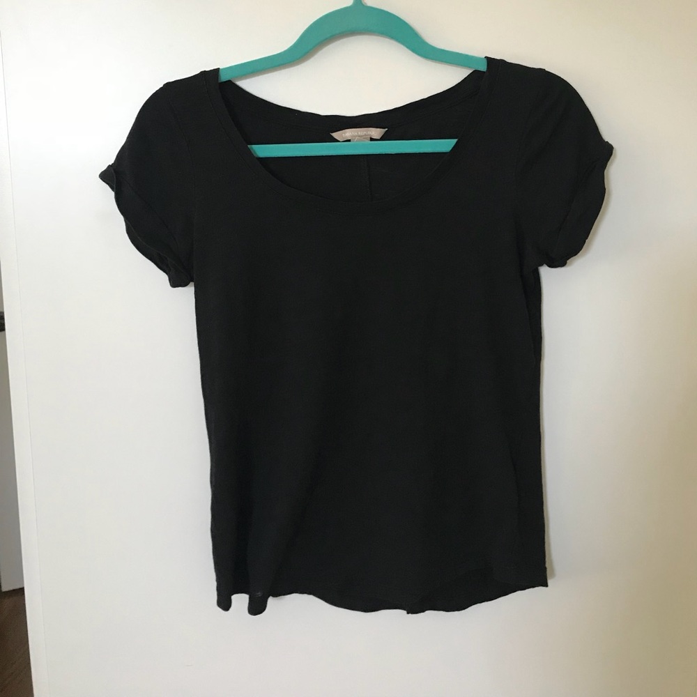 Banana republic plain black tee